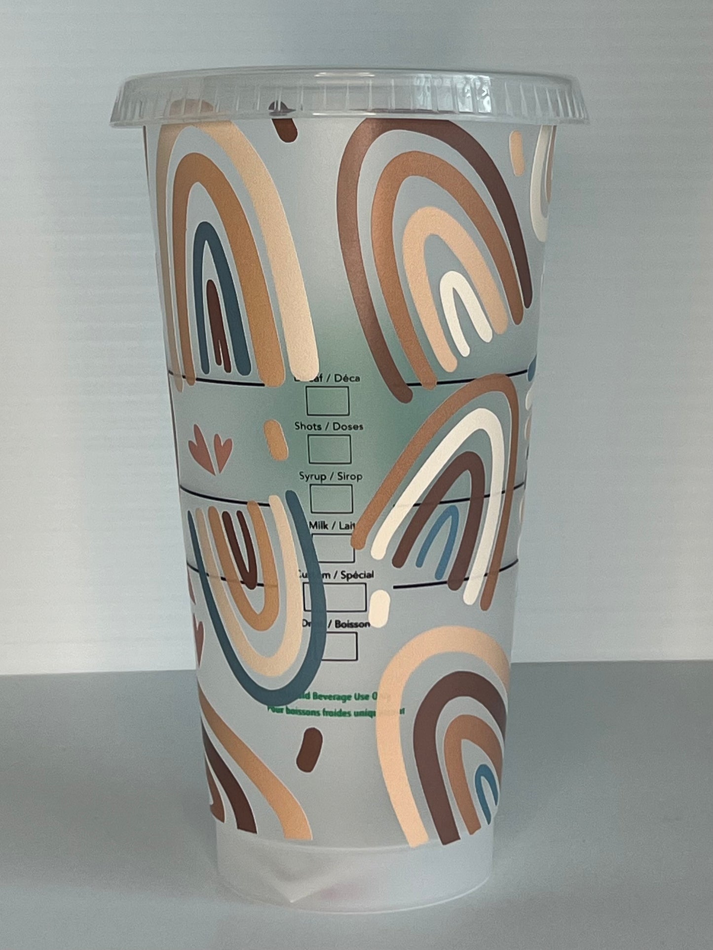 BOHO RAINBOWS 24 oz Starbucks Reusable Cold Cup