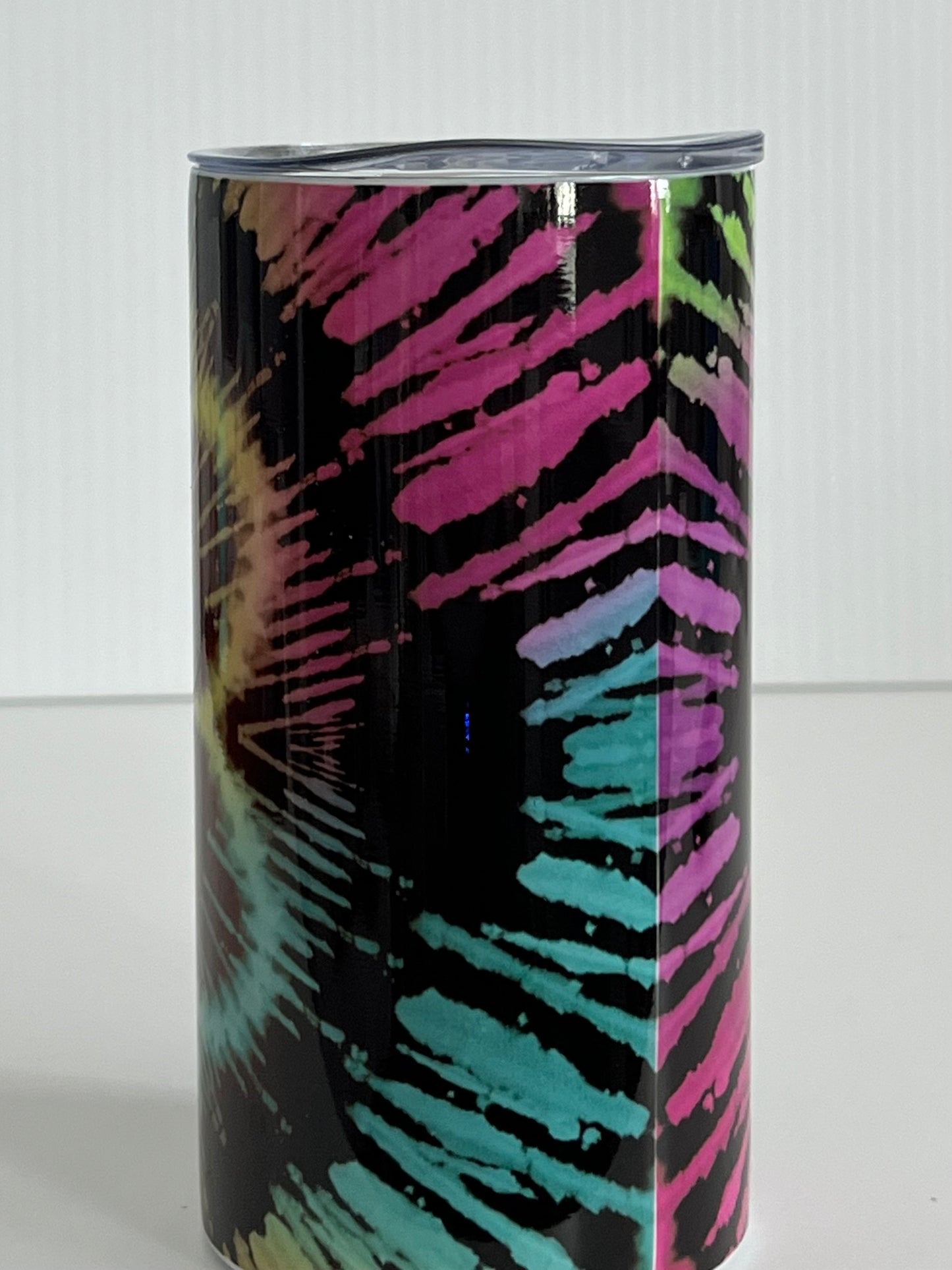 Neon Flower Sketch 12oz Tumbler