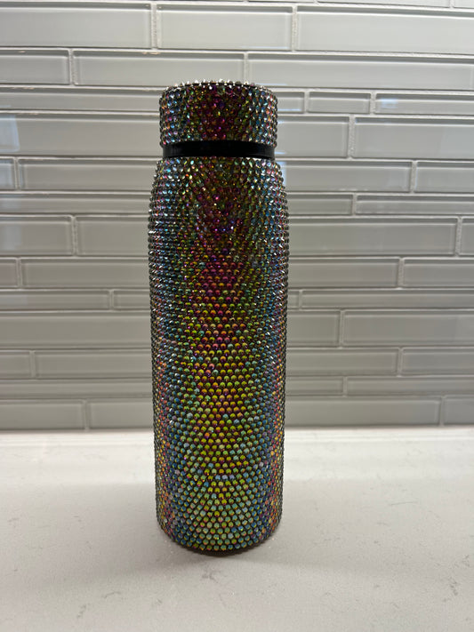 Bling Rhinestone Water Bottle 24 ounce