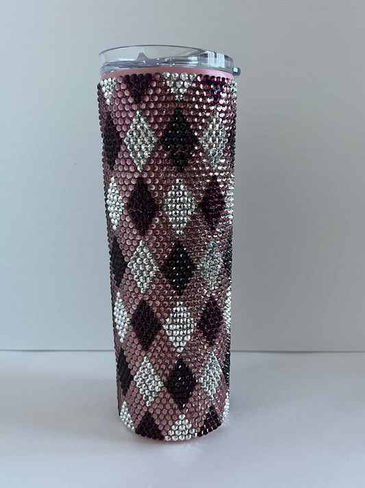 Amethyst 20 oz Rhinestone Tumbler