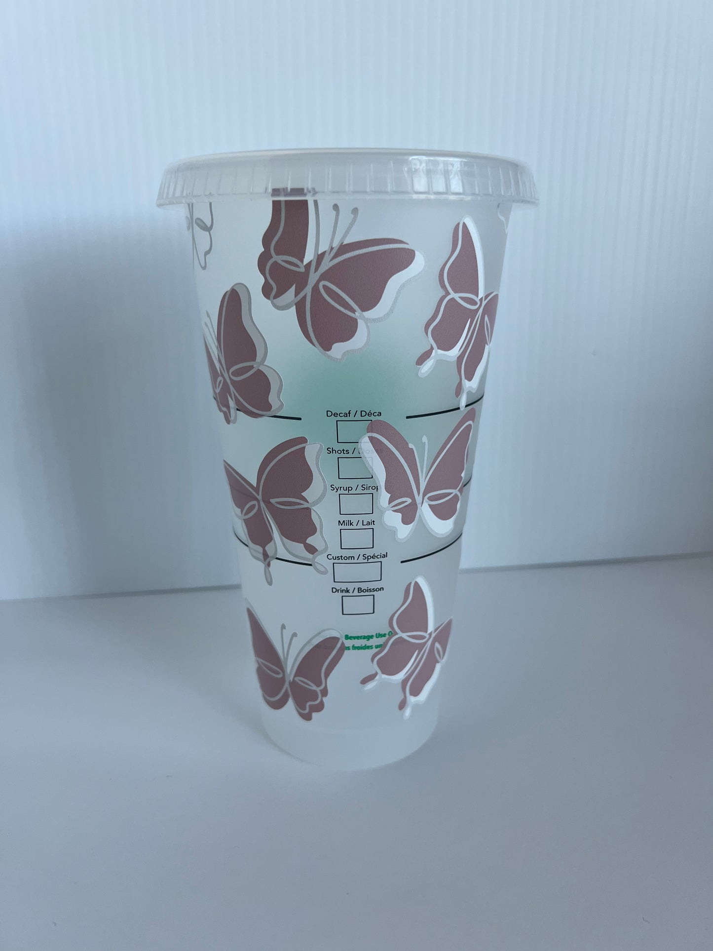 BUTTERFLIES 24 oz Starbucks Reusable Cold Cup
